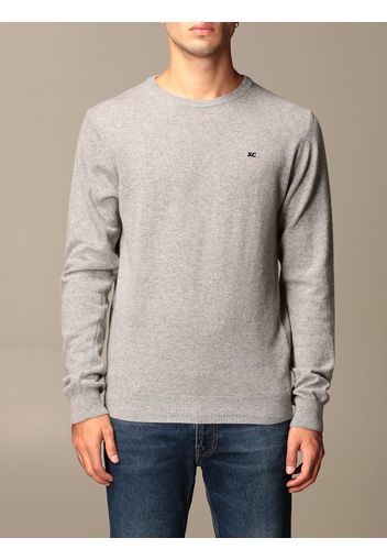 Maglia XC in eco cashmere basic con logo