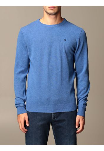 Maglia XC in eco cashmere basic con logo