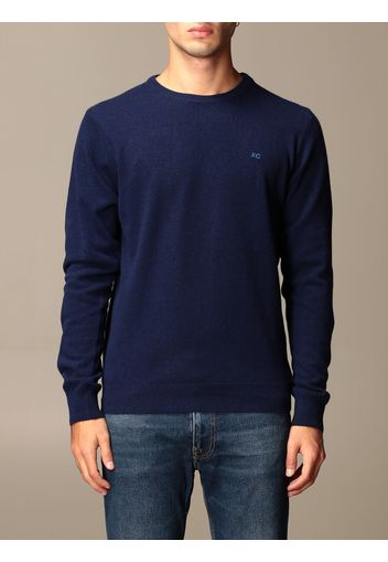 Maglia XC in eco cashmere basic con logo