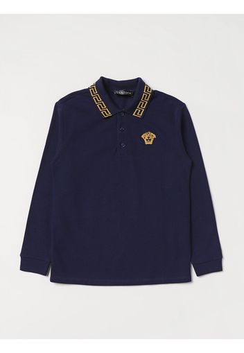 Polo YOUNG VERSACE Bambino colore Blue