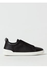 Sneakers Triple Stitch Zegna in pelle a grana