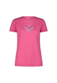 T-shirt col rond en laine mérinos femme