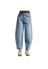Jeans Baggy a vita alta donna