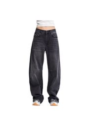 Jeans Baggy vita media donna  Luna