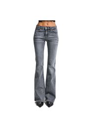 Jeans Flare con un tocco senza tempo vita alta donna