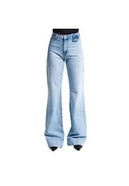 Jeans Flare classici vita media cotone donna