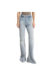 Jeans Flare Classico e Allungato Vita Alta Donna
