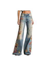 Jeans Flare vita alta con silhouette che valorizza donna