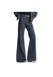 Jeans Flare vita alta donna  Rhinestone