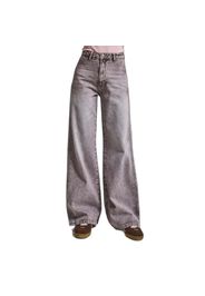Jeans loose a vita alta donna