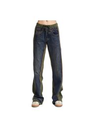 Jeans loose a vita alta donna