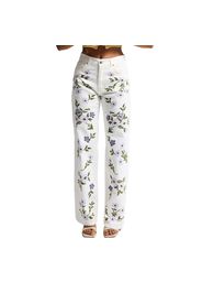 Jeans loose a vita alta donna