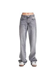 Jeans loose a vita alta donna