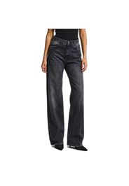 Jeans loose a vita media donna  Rhinestone