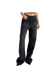 Jeans loose a vita media donna  Rhinestone