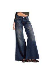 Jeans Palazzo a vita bassa donna