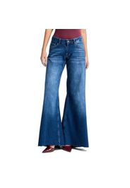 Jeans Palazzo a vita bassa donna