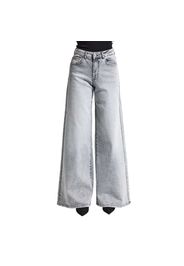 Jeans Palazzo Wide Leg raffinati e senza tempo a vita alta donna