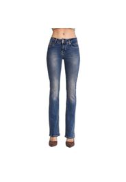 Jeans Straight unisce comfort e fascino durevole vita alta donna