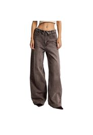 Jeans Dritti Classici Vita Basso Donna