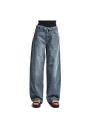 Jeans Dritti Classici Vita Basso Donna