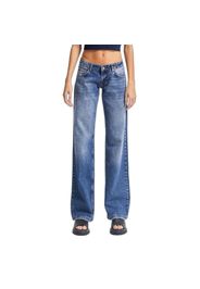 Jeans Straight look intemporel vita bassa donna
