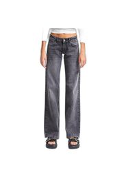 Jeans Straight look intemporel vita bassa donna