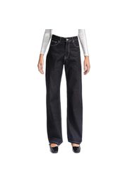 Jeans dritti a vita alta con comfort e semplicità donna