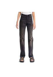 Jeans Straight vita alta denim intramontabile donna