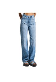 Jeans Straight vita alta donna