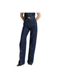 Jeans Straight vita alta pulita e senza tempo donna