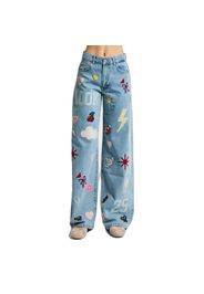 Jeans Straight vita media donna