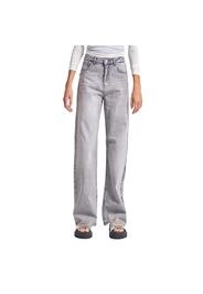 Jeans Straight usure intemporelle vita alta donna