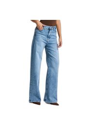 Jeans Wide Leg raffinati a vita alta donna