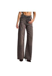 Jeans Wide Leg alta vita donna  Olea