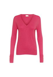 Maglione in maglia con scollatura a V donna KAFFE Lizza