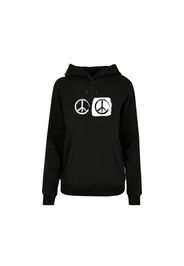 Felpa con cappuccio da donna  Peace - Double Peace