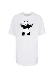 T-shirt oversize da donna  Brandalised - Panda Guns