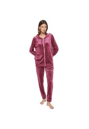 Pigiama con felpa con cappuccio zip per donna  P115 Sport