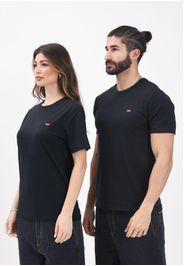 T-shirt a manica corta Housemark nera per uomo e donna