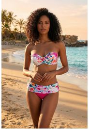 BIKINI A FASCIA WATERCOLORS | Colore: Fucsia | Taglia: 44