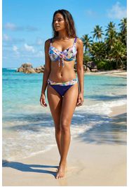 BIKINI CON COPPA WATERCOLORS | Colore: Indaco | Taglia: 44