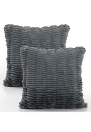 Fodera per cuscino Arnia antracite 45x45 cm, 2 pezzi