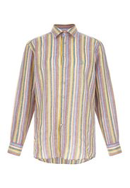 Camicia lino righe