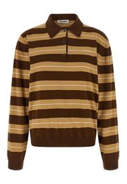 Polo in maglia righe