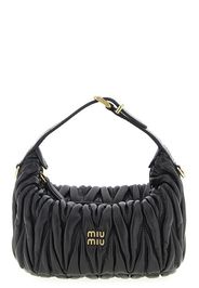 Pouch in nappa matelassé