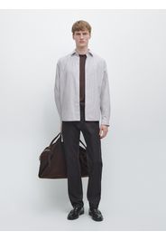 Camicia Regular Fit 100% Cotone - Marrone - S - Massimo Dutti - Maschile