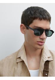 Occhiali Da Sole Stile Aviatore - Marrone - 01 - Massimo Dutti - Maschile