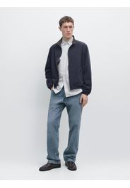 Giacca Corta Reversibile - Blu Marino - M - Massimo Dutti - Maschile