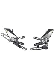 Pedane Regolabili Con Poggiapiedi Snodati , Cambio Rovescio FTRAP006W Lightech